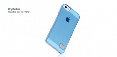 Чехол HOCO Crystal Colorful protective cover case for iPhone 5 (blue)