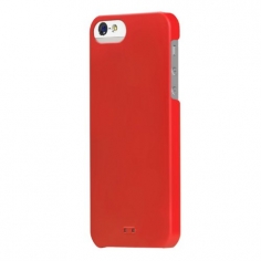 Tunewear Eggshell cover case для iPhone 5 (red) + Защитная пленка