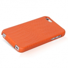 Borofone Crocodile flip leather case for iPhone 5 (orange)