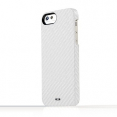 Tunewear CarbonLook cover case для iPhone 5 (white)