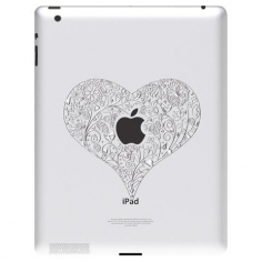 Ozaki Aluminum relief sticker for iPad (love)