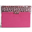 Чехол кожаный Hoco Leopard pattern case for new iPad/iPad 2 (pink)