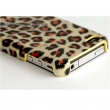 Чехол HOCO Leopard pattern back cover for iPhone 4/4S (champagne)