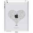 Ozaki Aluminum relief sticker for iPad (love)